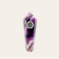 Natural Amethyst Point Crystal Pipe