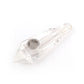 Natural Clear Quartz Round Lip Crystal Pipe